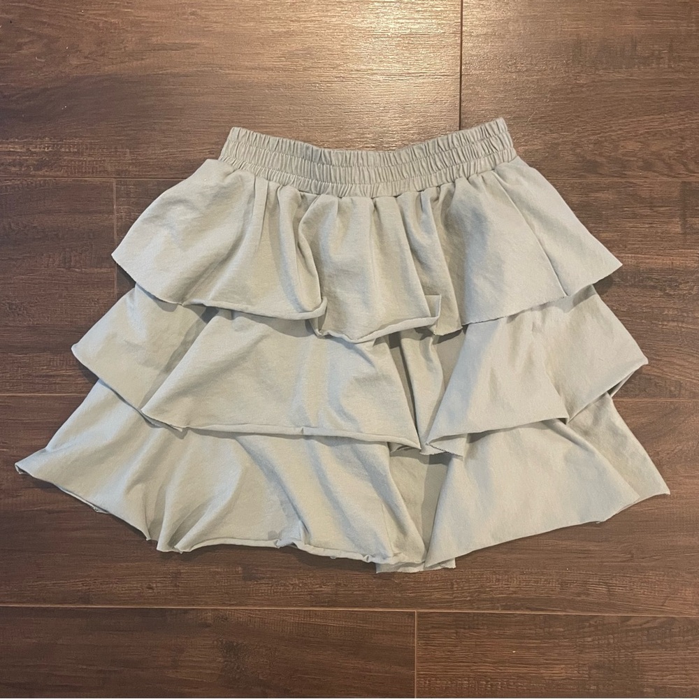 NWOT asos ruffle skirt